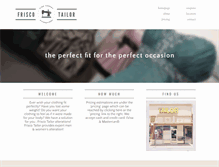 Tablet Screenshot of friscotailor.com